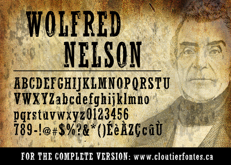 WolfredNelson字体 1