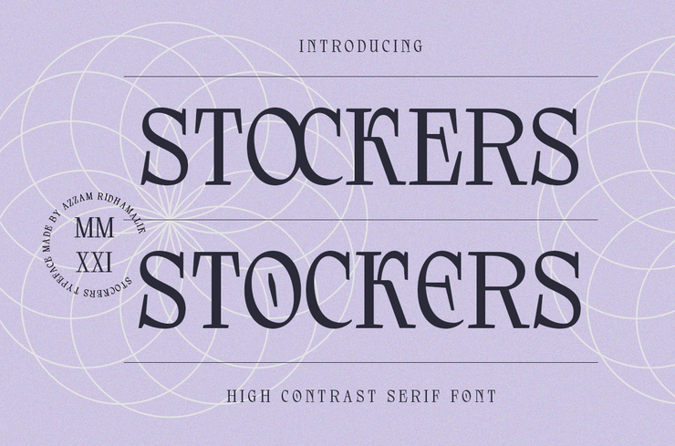 Stockers字体 7