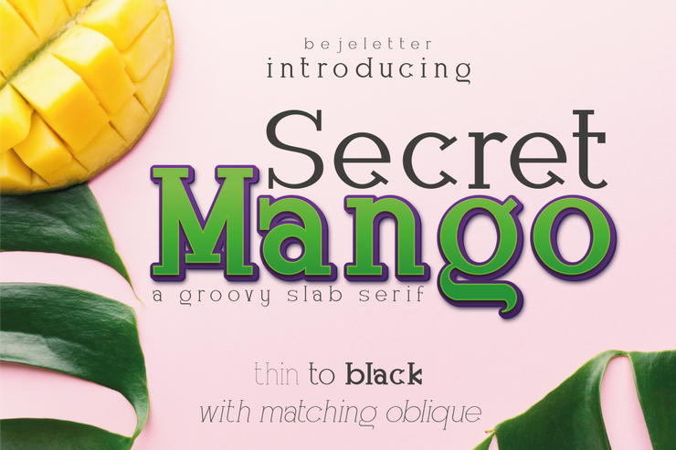 Secret Mango字体 5