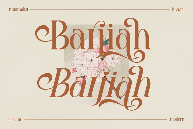 Barjiah字体 4
