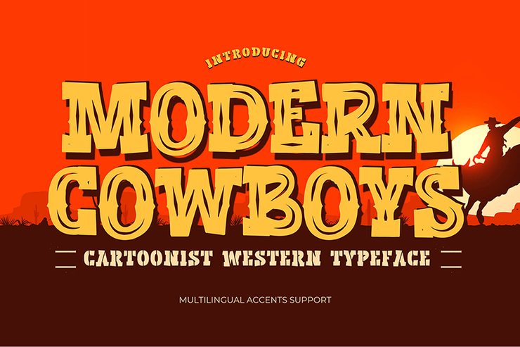 Modern Cowboys字体 1