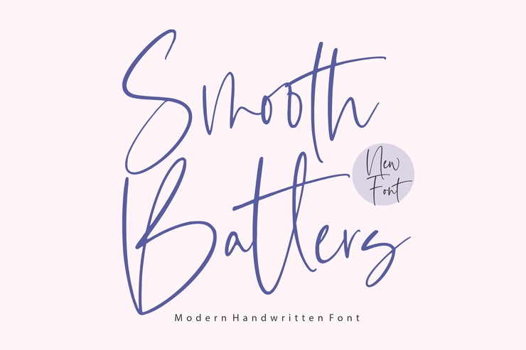 Smooth Batters字体 1