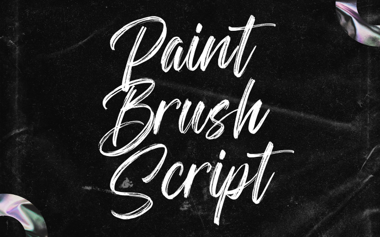 Paint Brush Script字体 4