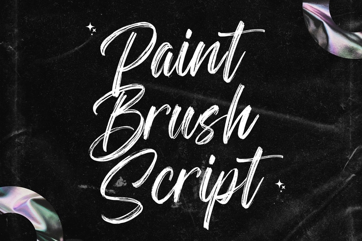Paint Brush Script字体 7