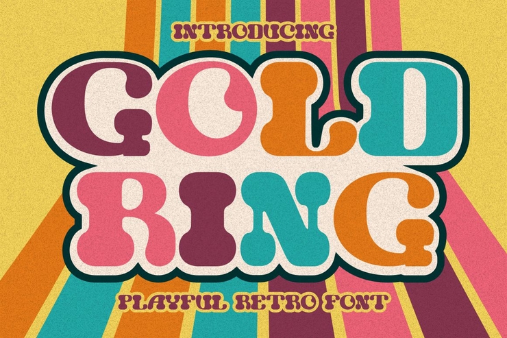 The Gold Ring字体 1