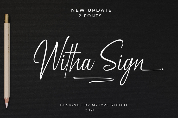 Witha Sign II字体 1