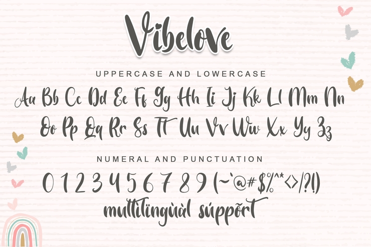 Vibelove字体 2