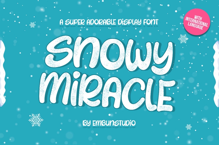 Snowy Miracle字体 4