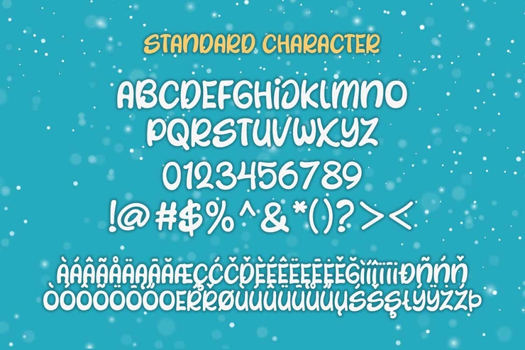 Snowy Miracle字体 5