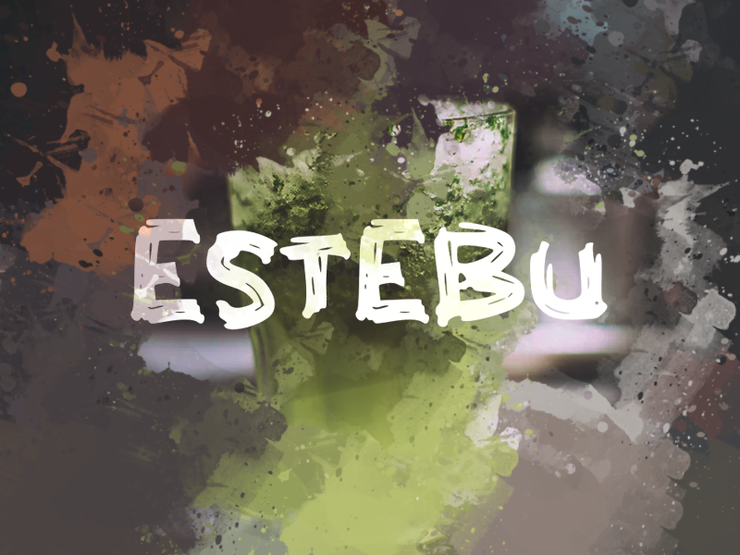 e Estebu字体 1