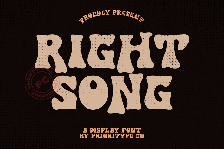 Right Song字体 6