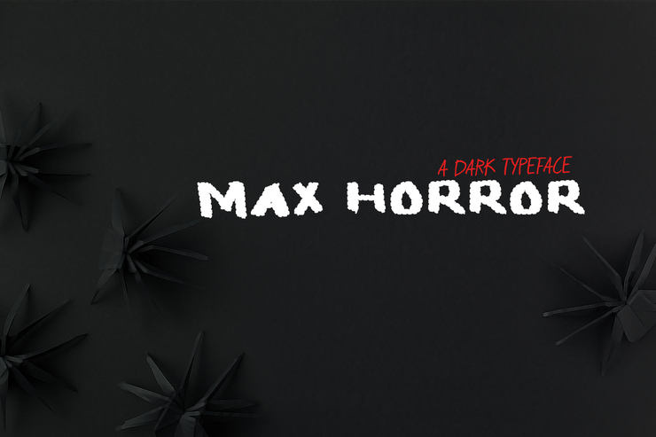 Max Horror字体 1