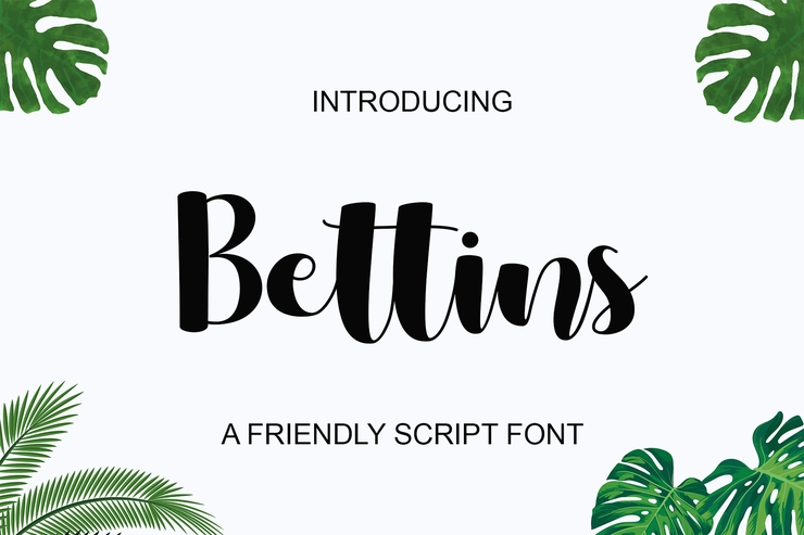 Bettins字体 1
