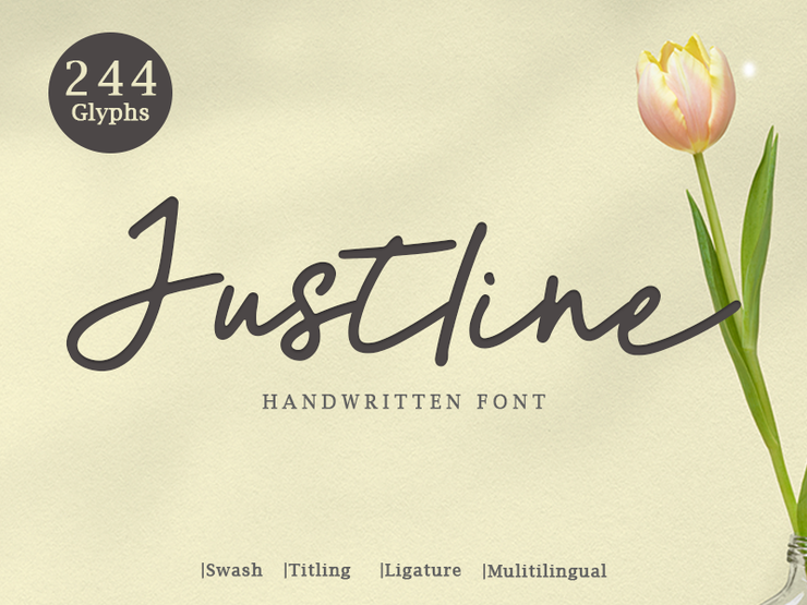 Justline字体 5