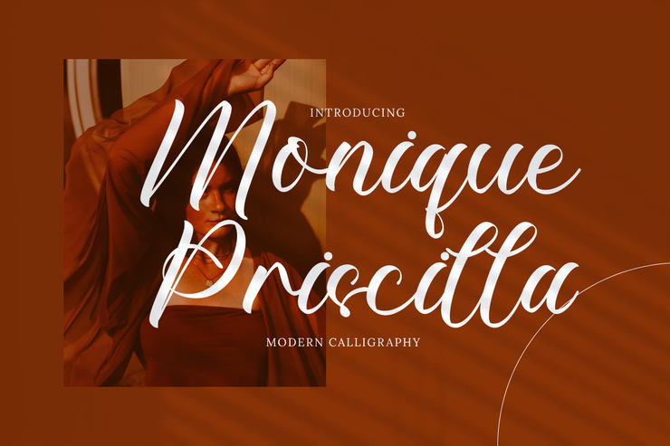 Monique Priscilla字体 2