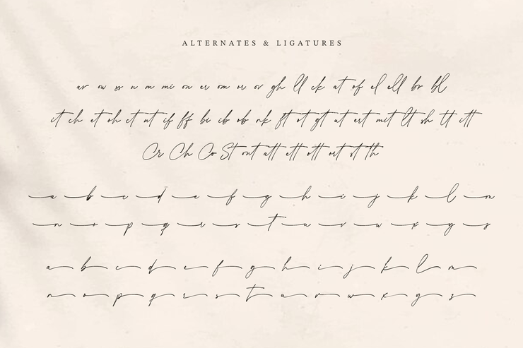 Collingethon字体 5