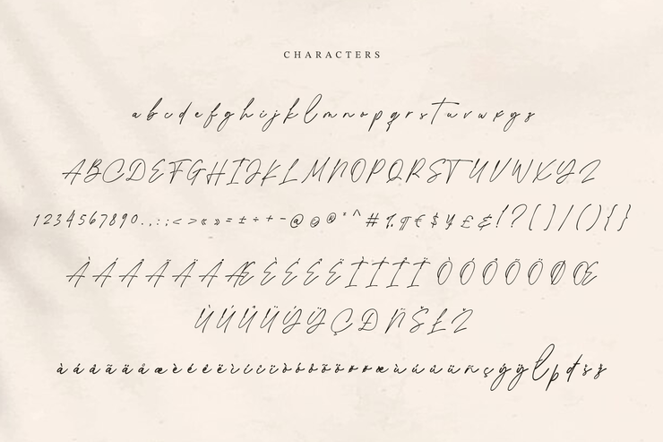 Collingethon字体 10