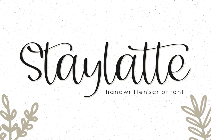 Staylatte字体 2