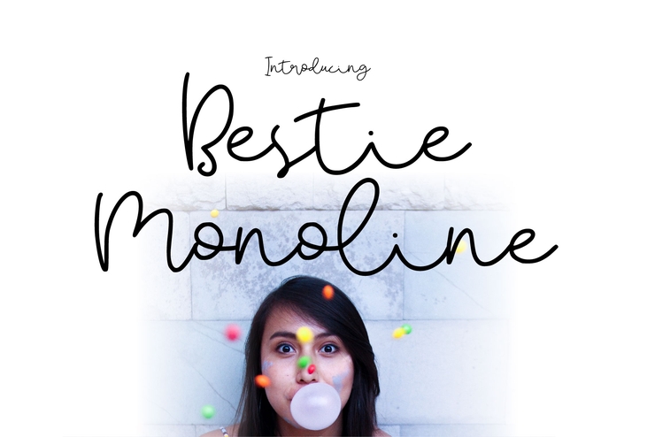 Bestie Monoline字体 1