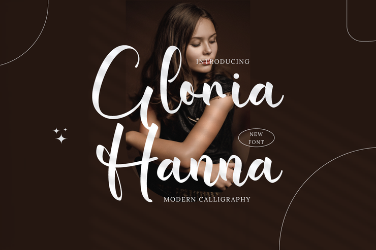 Gloria Hanna字体 1