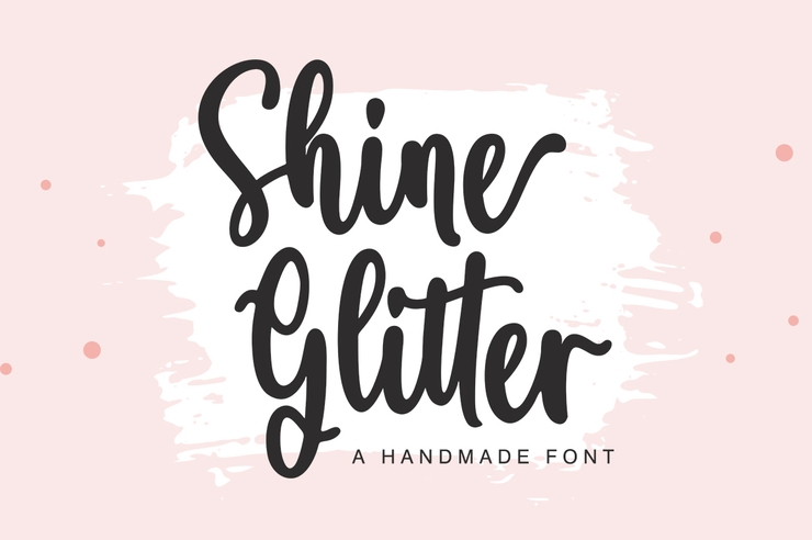 Shine Glitter字体 6