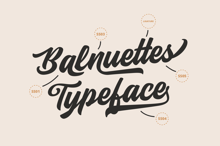Balnuettes字体 2