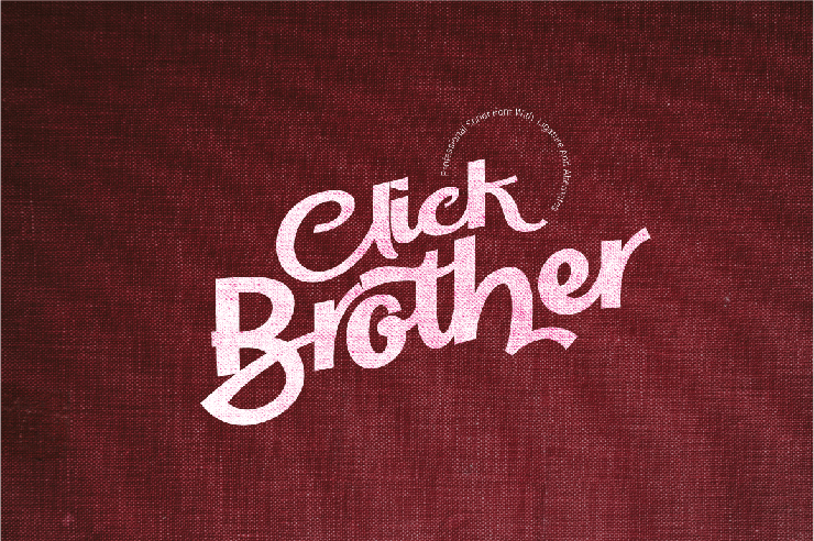 Click Brother字体 4