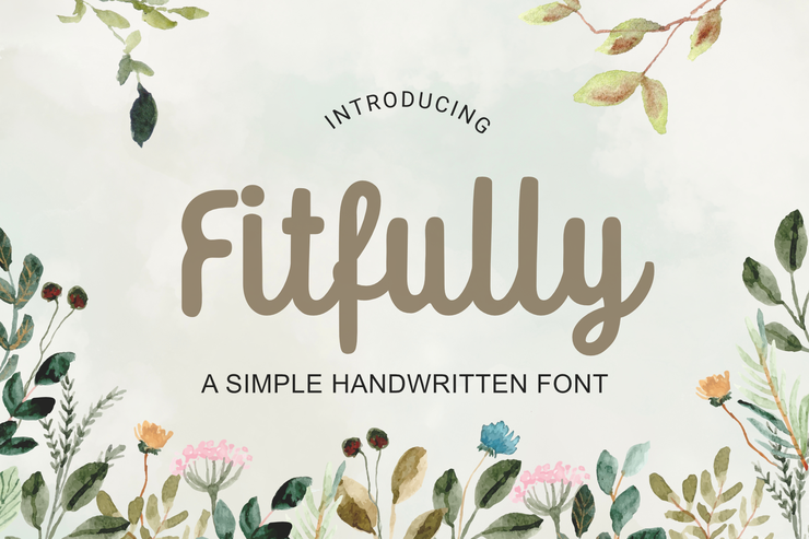 Fitfully字体 1