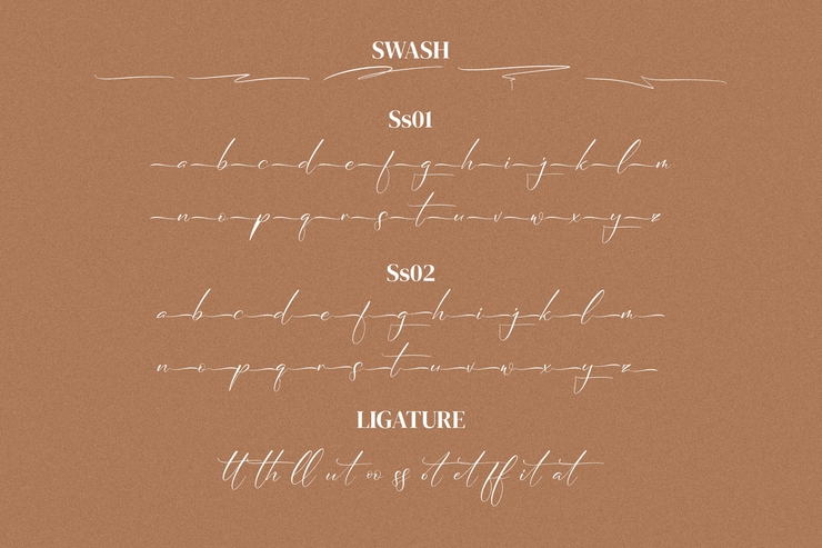 Adelinetha Charlote字体 2