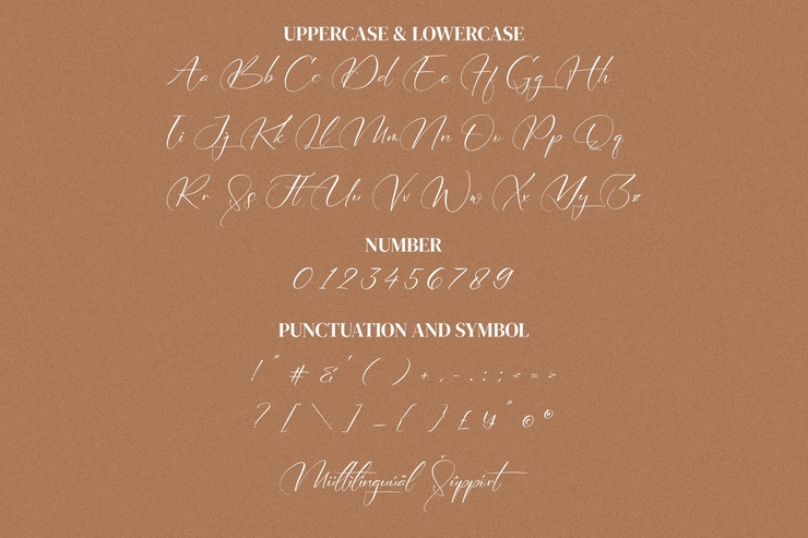 Adelinetha Charlote字体 9