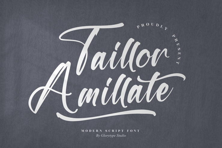 Taillor Amillate字体 7