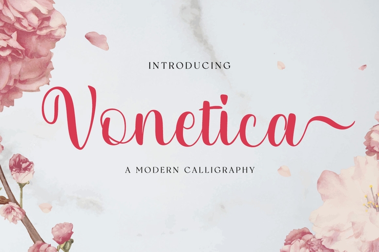 Vonetica字体 1