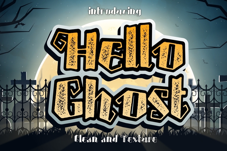 Hello Ghost字体 1