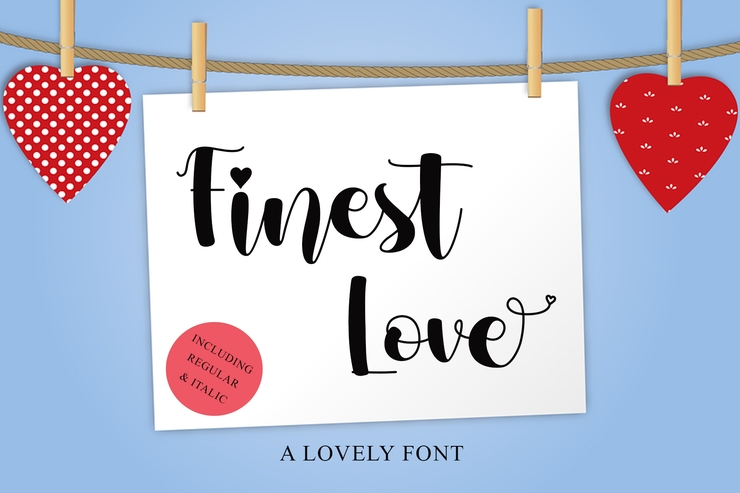 Finest Love字体 1