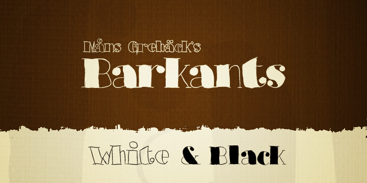 Barkants字体 1