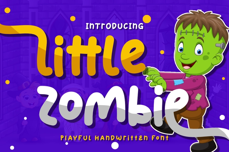 Little Zombie字体 1