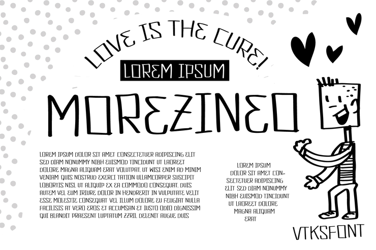 Vtks Morezineo字体 4