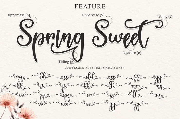 Spring Sweet字体 4
