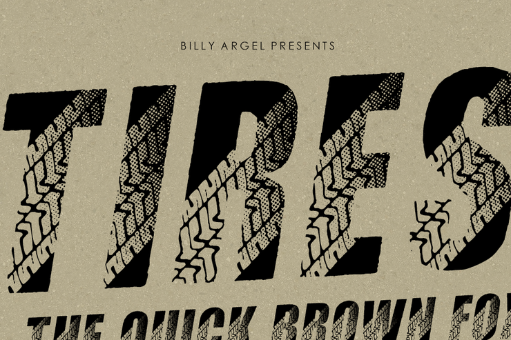 TIRES ITALIC字体 1