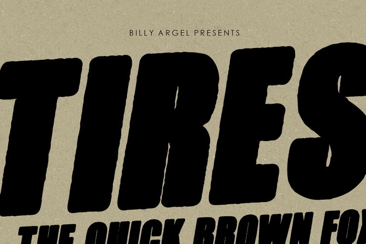 TIRES ITALIC字体 8