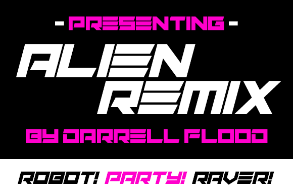 Alien Remix字体 1