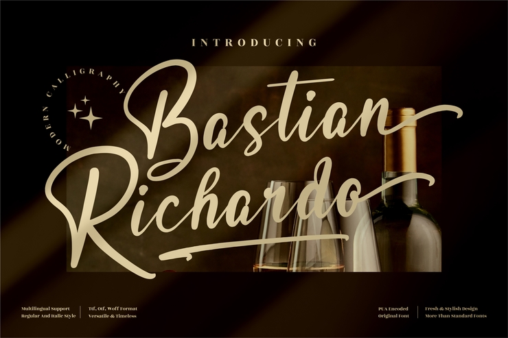 Bastian Richardo字体 6