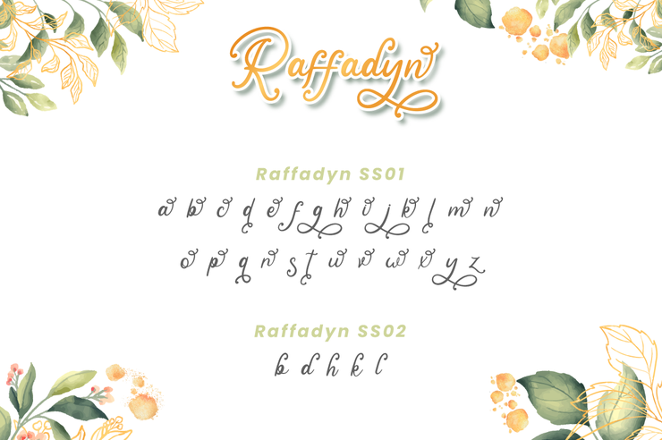 Raffadyn字体 4