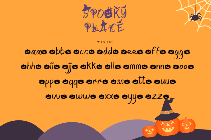 Spooky Place字体 4