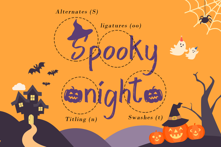 Spooky Place字体 7