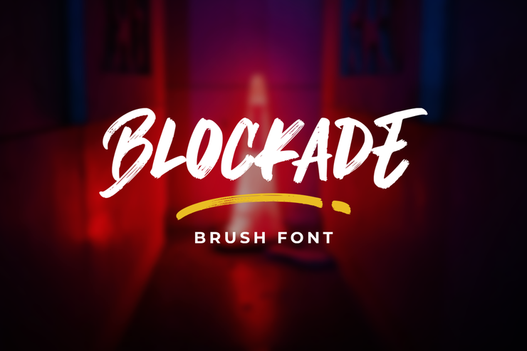 Blockade字体 3
