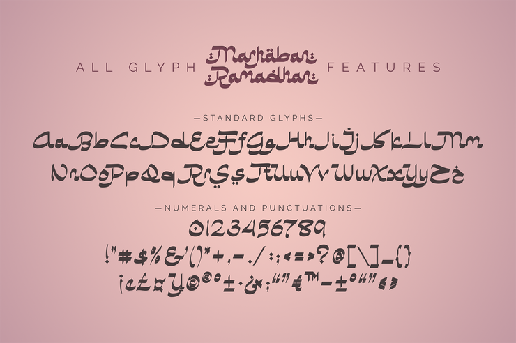 Marhaban Ramadhan字体 10