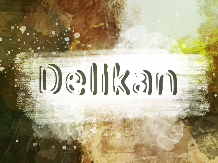 d Delikan字体 1