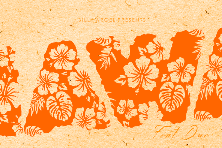 HAWAIIAN DREAMS字体 3