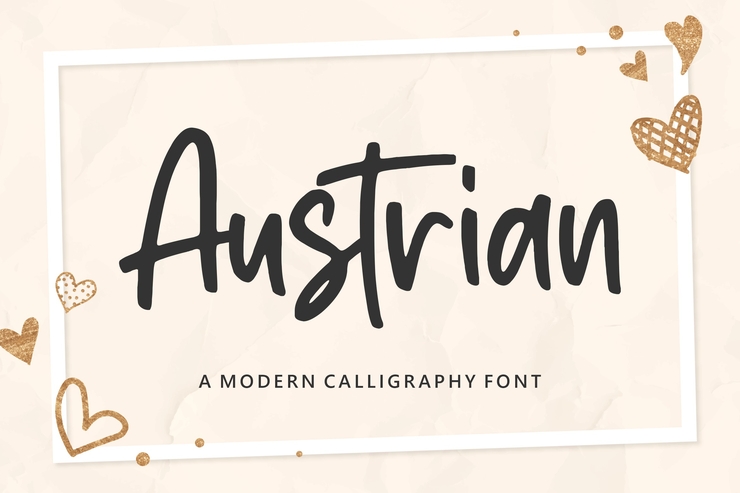 Austrian字体 1